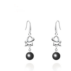 Dog Pearl Earrings