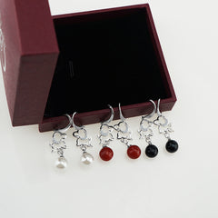Dog Pearl Earrings