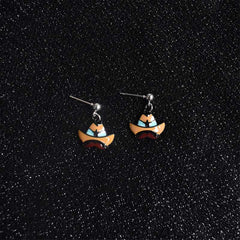 Creative Pumpkin Pearl Earrings for Halloween