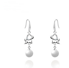Dog Pearl Earrings