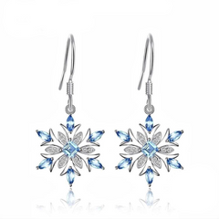 White diamond earrings