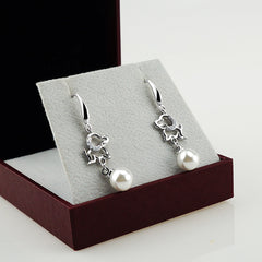 Dog Pearl Earrings