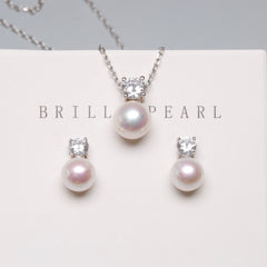 Lock Bone Chain and Earring Set