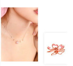 Cherry Blossom Pendant Necklace