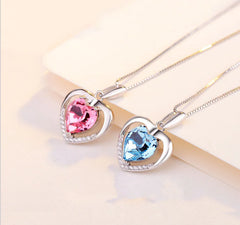 Necklace with Heart Crystal Pendant - My Eternal Heart