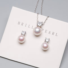 Lock Bone Chain and Earring Set