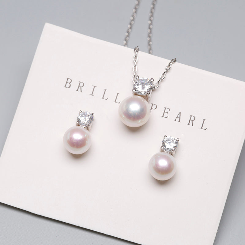 Lock Bone Chain and Earring Set
