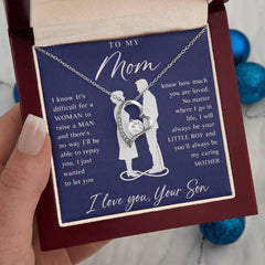 To My Mom From Your Son - Forever Love Necklace