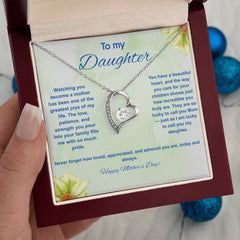 To My Daughter at Mother's Day - Forever Love Necklace