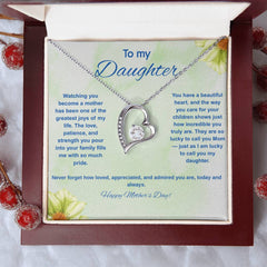 To My Daughter at Mother's Day - Forever Love Necklace