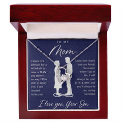 To My Mom From Your Son - Forever Love Necklace
