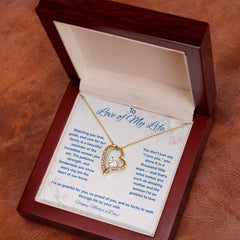 To Love of My Life at Mother's Day - Forever Love Necklace