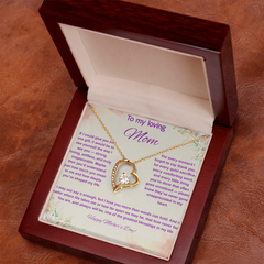 To My Loving Mom at Mother's Day - Forever Love Necklace