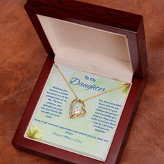To My Daughter at Mother's Day - Forever Love Necklace