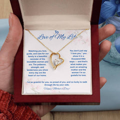 To Love of My Life at Mother's Day - Forever Love Necklace