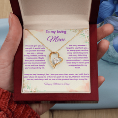 To My Loving Mom at Mother's Day - Forever Love Necklace