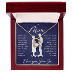 To My Mom From Your Son - Forever Love Necklace