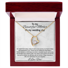Mother Of The Bride Gift - Forever Love Necklace