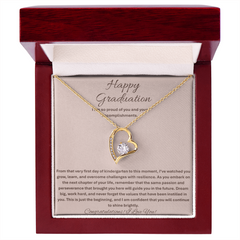 Happy Graduation, I am so proud of you - Forever Love Necklace