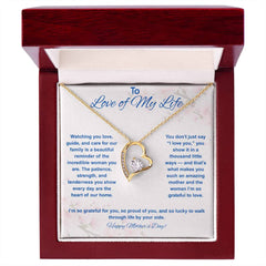 To Love of My Life at Mother's Day - Forever Love Necklace