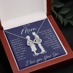To My Mom Gift From Your Son - Endless Love Necklace