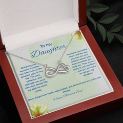 To My Daughter at Mother's Day - Endless Love Necklace