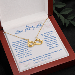 To Love of My Life at Mother's Day - Endless Love Necklace