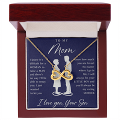 To My Mom Gift From Your Son - Endless Love Necklace