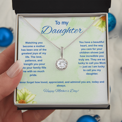 To My Daughter at Mother's Day - Eternal Hope Necklace