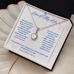 To Love of My Life at Mother's Day - Eternal Hope Necklace