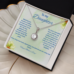 To My Daughter at Mother's Day - Eternal Hope Necklace
