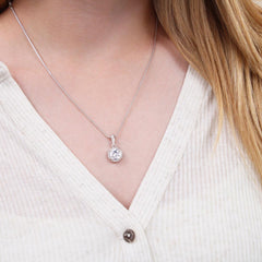 To My Beautiful Wife On Our Anniversary - Eternal Hope Necklace