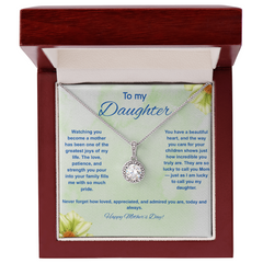 To My Daughter at Mother's Day - Eternal Hope Necklace