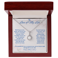 To Love of My Life at Mother's Day - Eternal Hope Necklace