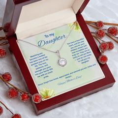 To My Daughter at Mother's Day - Eternal Hope Necklace