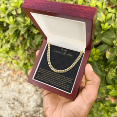 To My Father In Law - Cuban Link Chain