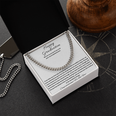 Happy Graduation - Cuban Link Chain