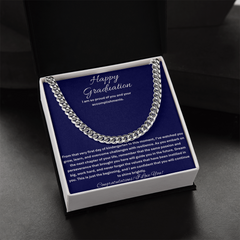 Happy Graduation, I am so proud of you - Cuban Link Chain