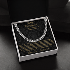 To My Boyfriend Necklace