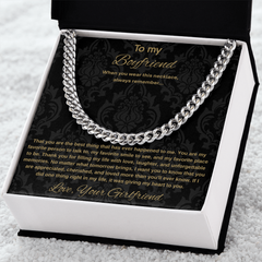 To My Boyfriend Necklace