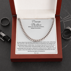 Promise Necklace For Him, Boyfriend Gift
