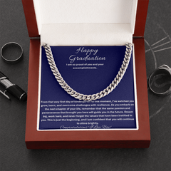 Happy Graduation, I am so proud of you - Cuban Link Chain