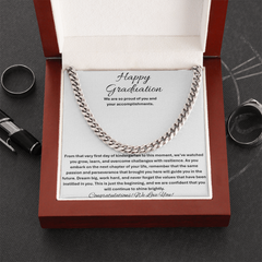 Happy Graduation, We are so proud of you - Cuban Link Chain