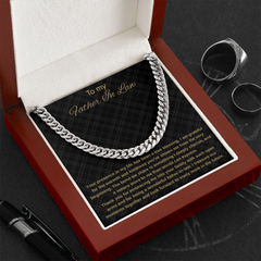 To My Father In Law - Cuban Link Chain