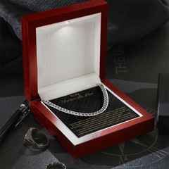 To My Father In Law - Cuban Link Chain