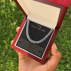 To My Father In Law - Cuban Link Chain