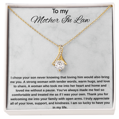 Mother In Law Gift (I Chose Your Son) Alluring Beauty Necklace