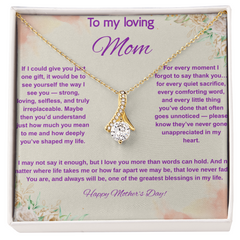 To My Loving Mom at Mother's Day - Alluring Beauty Necklace