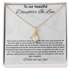To Our Daughter In Law Wedding Gift