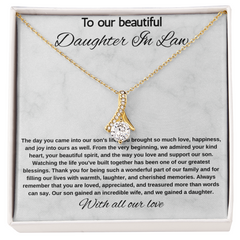 To Our Daughter In Law - Alluring Beauty Necklace
